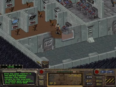 Exploración del yermo en el primer Fallout