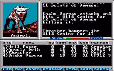 Combate en Wasteland