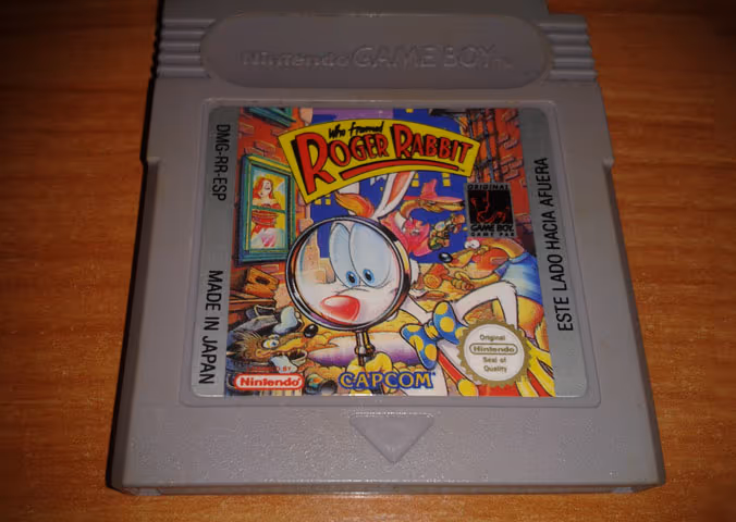 Cartucho de ¿Quién engañó a Roger Rabbit? para Game Boy en castellano