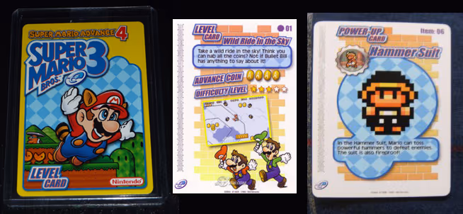 Tarjetas de fases para Super Mario Advance 4