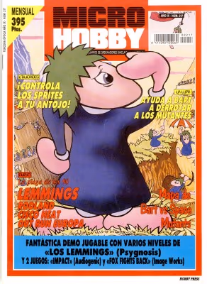 Portada del número 217 de la revista Microhobby, el último publicado
