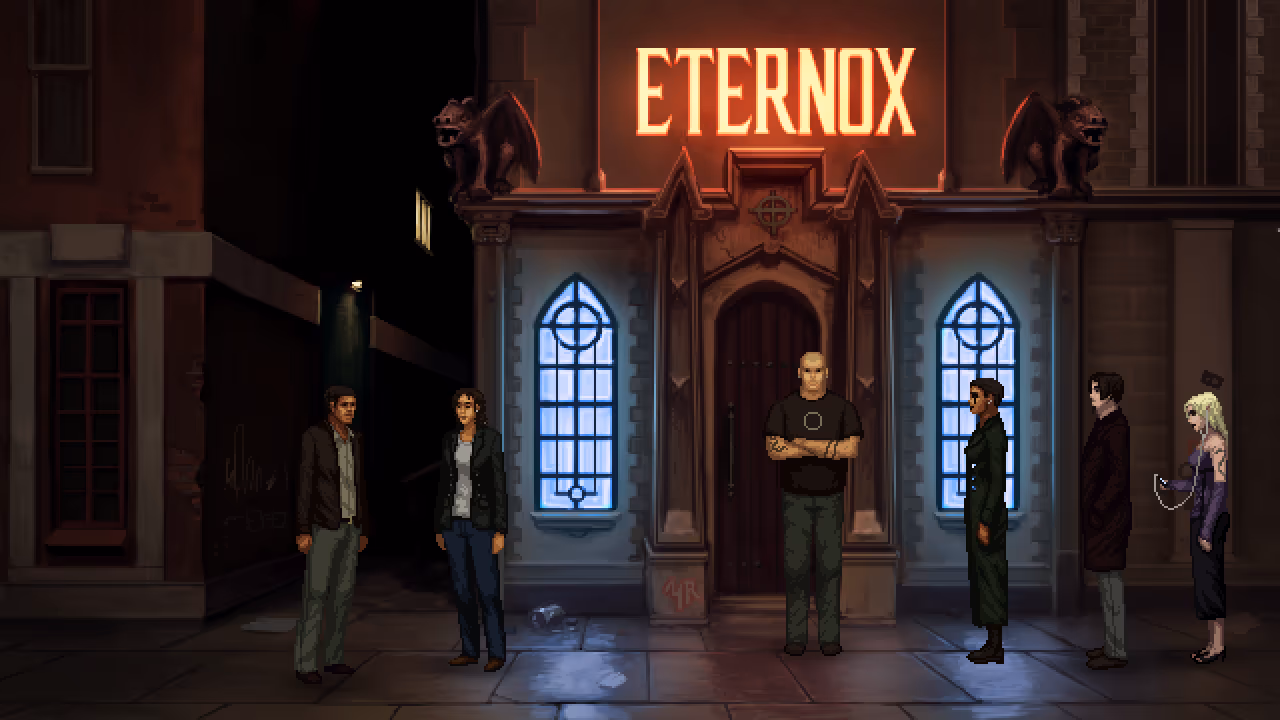Escena de Unavowed en un club nocturno de Nueva York