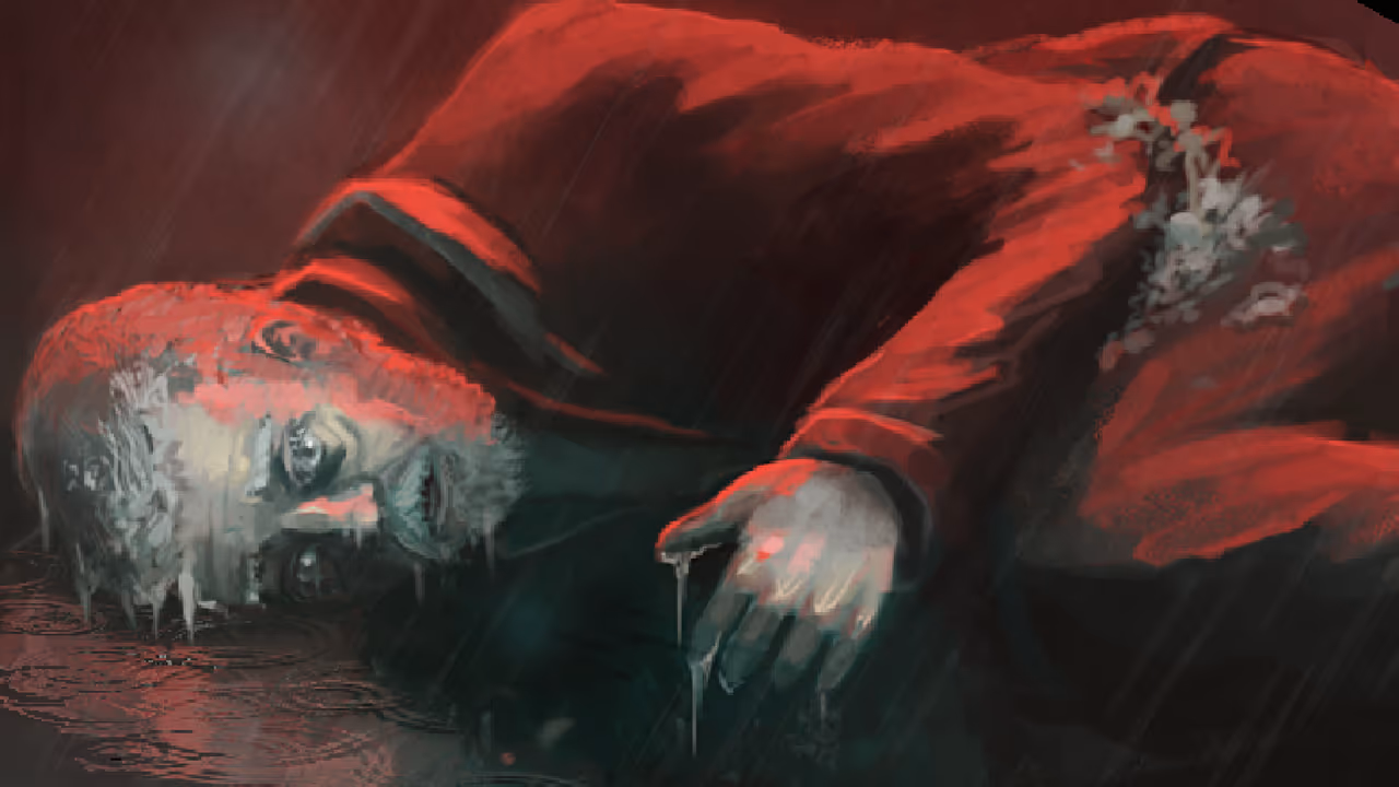 Cadáver congelado en Unavowed